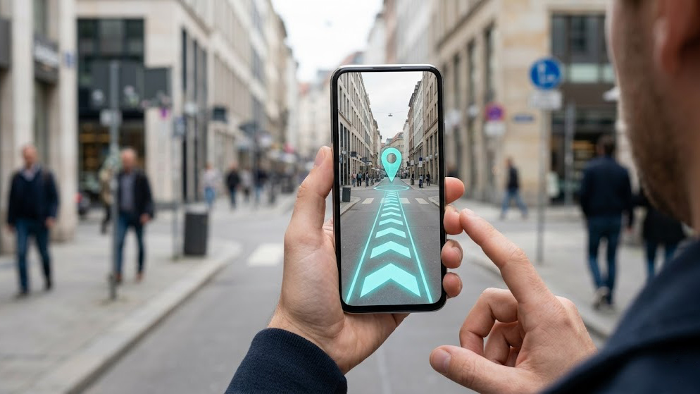 chỉ đường bằng công nghệ ar